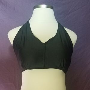 Black tie back bikini top.